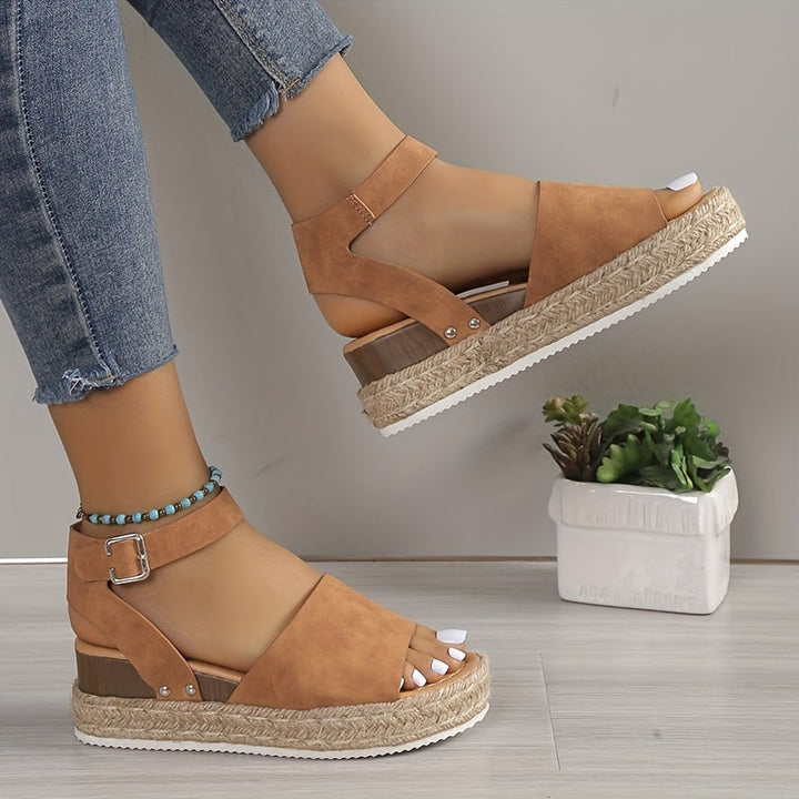 Patricia | Sandales à talons compensés pour femmes