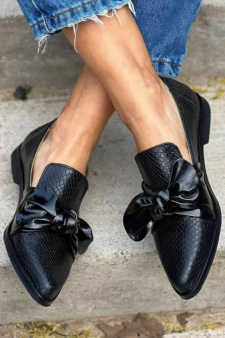 Amit™ | Mocassins Luxe avec Accent Nœud