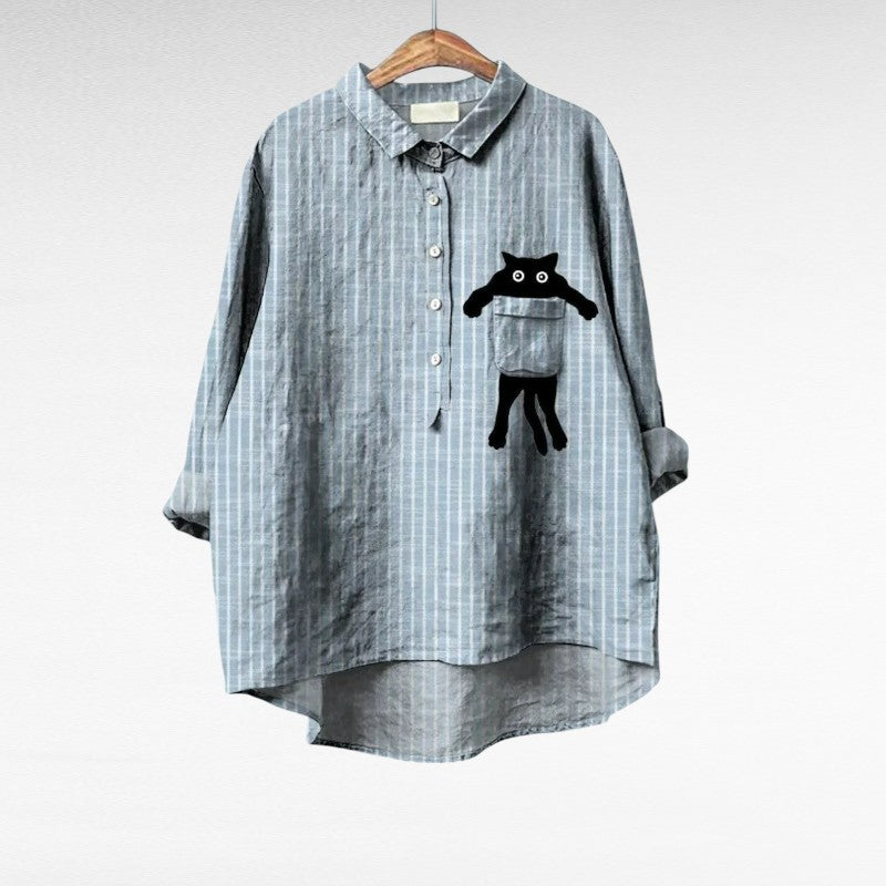 Capucine | Striped Fancy Blouse