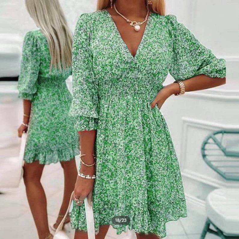 Thessaly™ | Élégante Robe Maxi à Fleurs