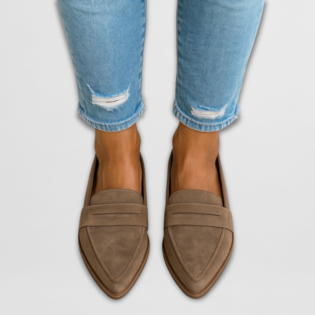 Arienne™ | Chaussures décontractées en daim à enfiler