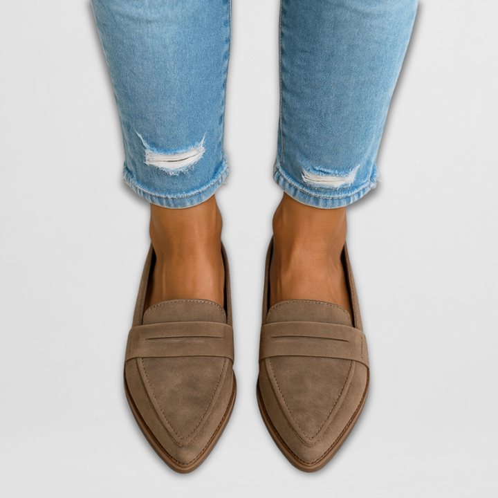 Arienne™ | Chaussures décontractées en daim à enfiler