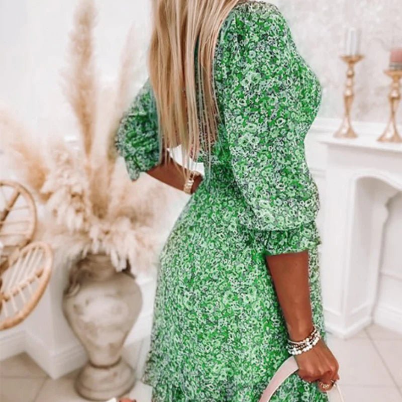 Thessaly™ | Élégante Robe Maxi à Fleurs
