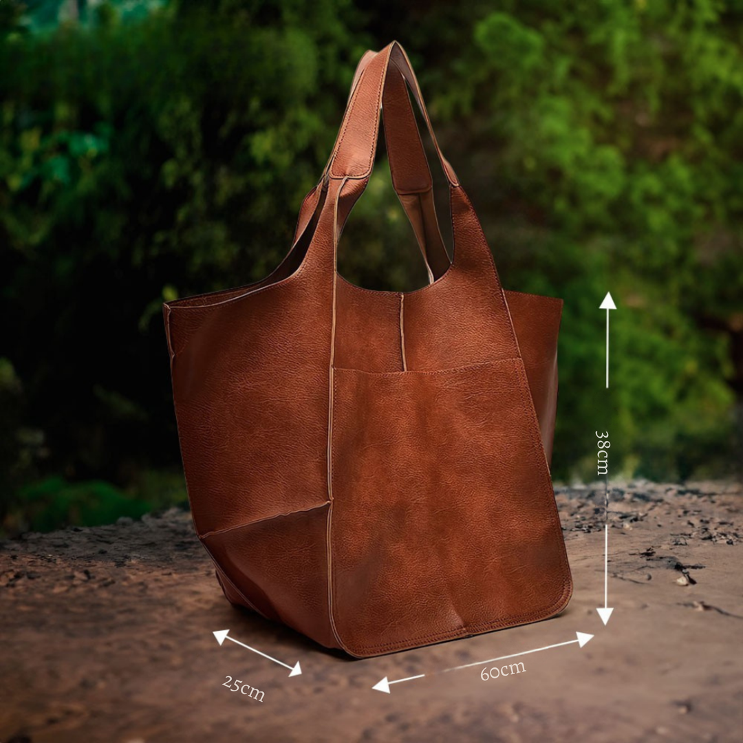 Laura | Sac en cuir spacieux - Tout ce dont vous avez besoin, sans le superflu