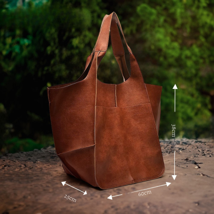 Laura | Sac en cuir spacieux - Tout ce dont vous avez besoin, sans le superflu