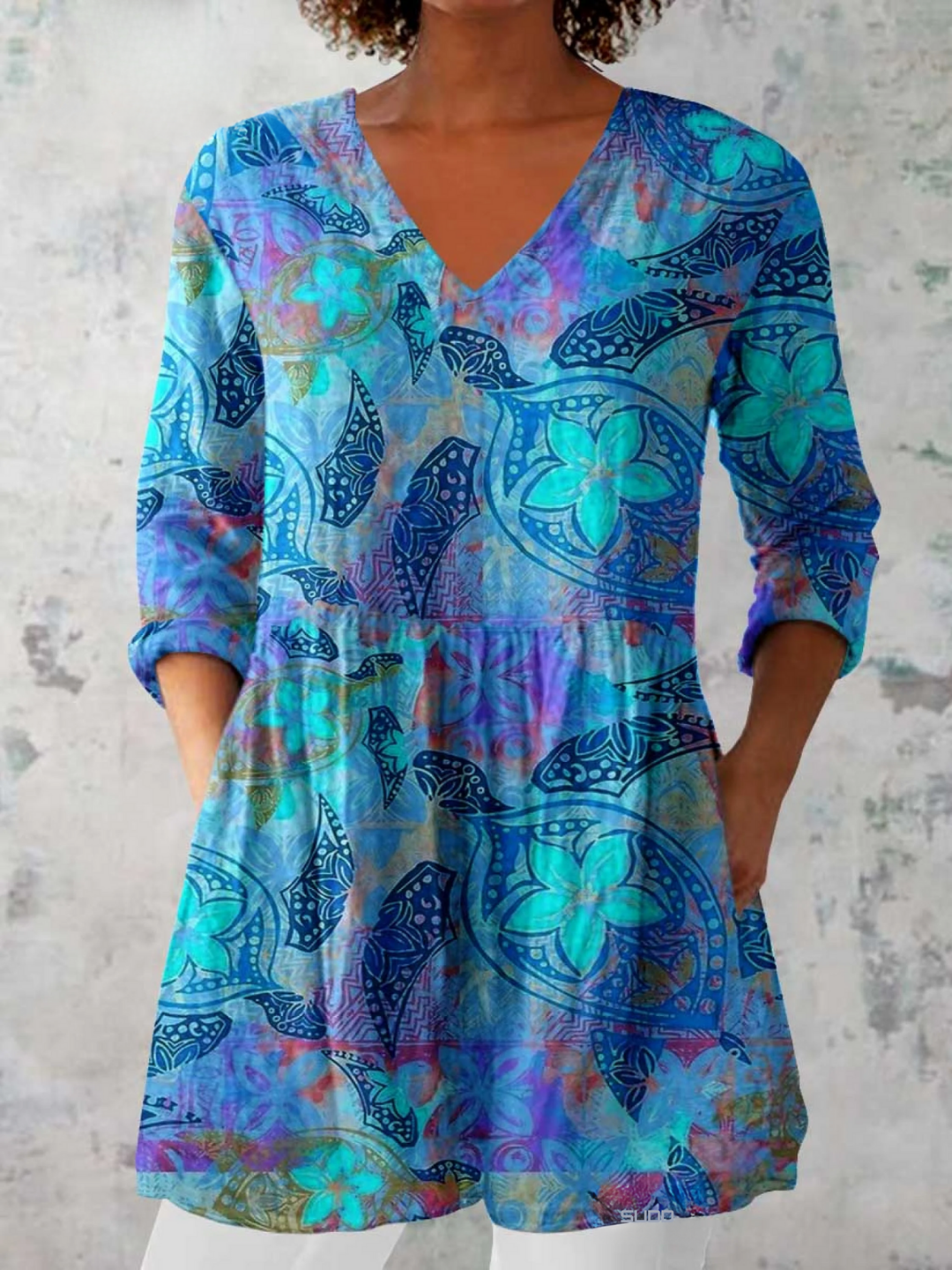 Juliette | Long Sleeve Blouse with V-Neck
