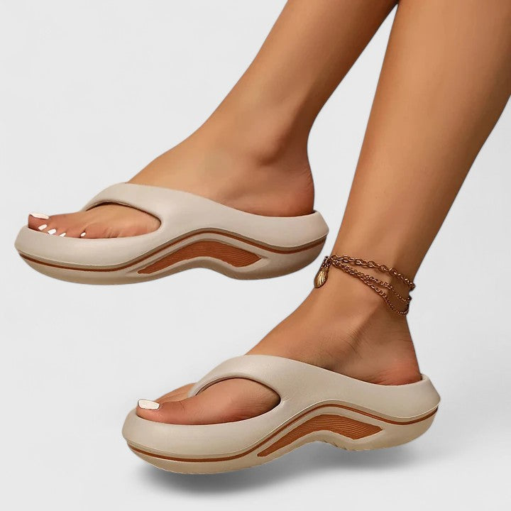 Juliette™ | Sandales Orthopédiques à Semelle Plate Confortables