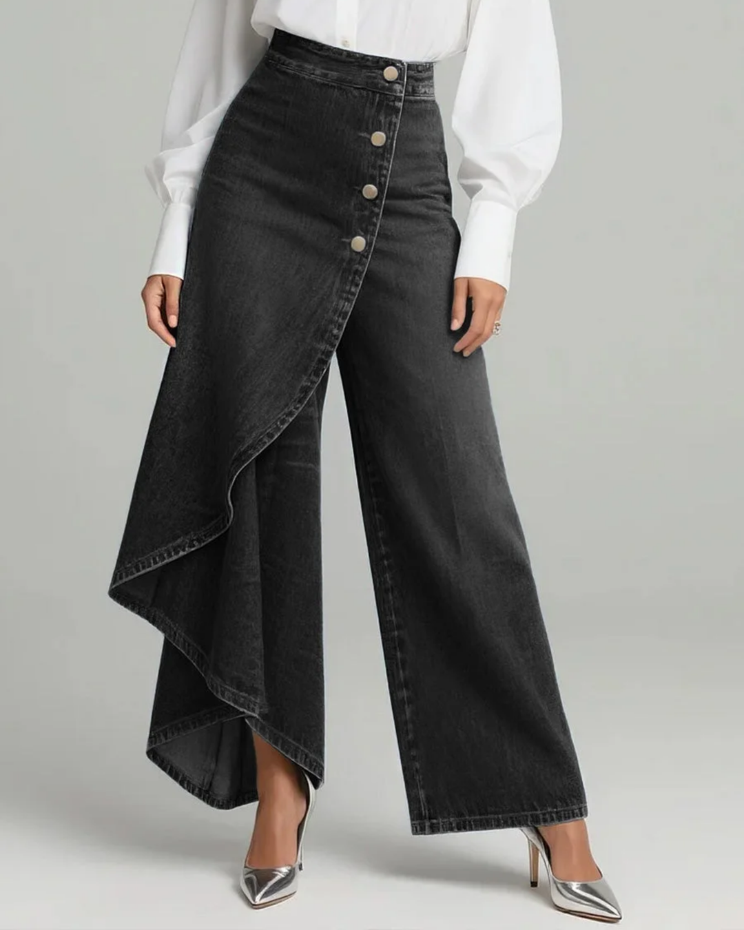 Audrey | Pantalons en Denim Ajustés