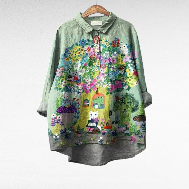 Élise | Blouse Enchanted Garden