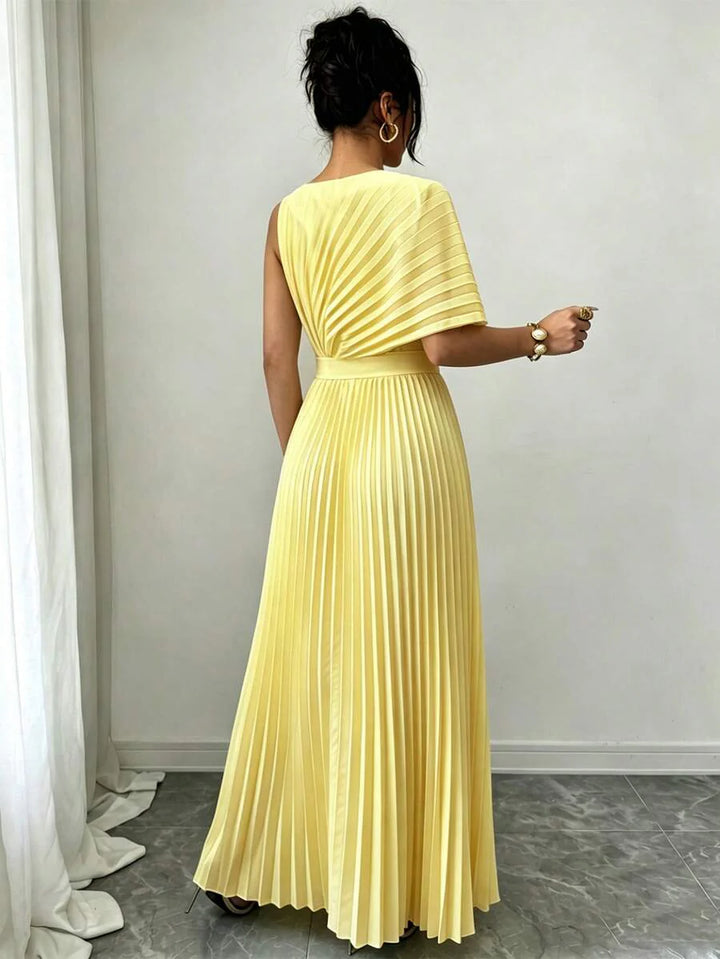 Celeste | Robe Midi Plissée