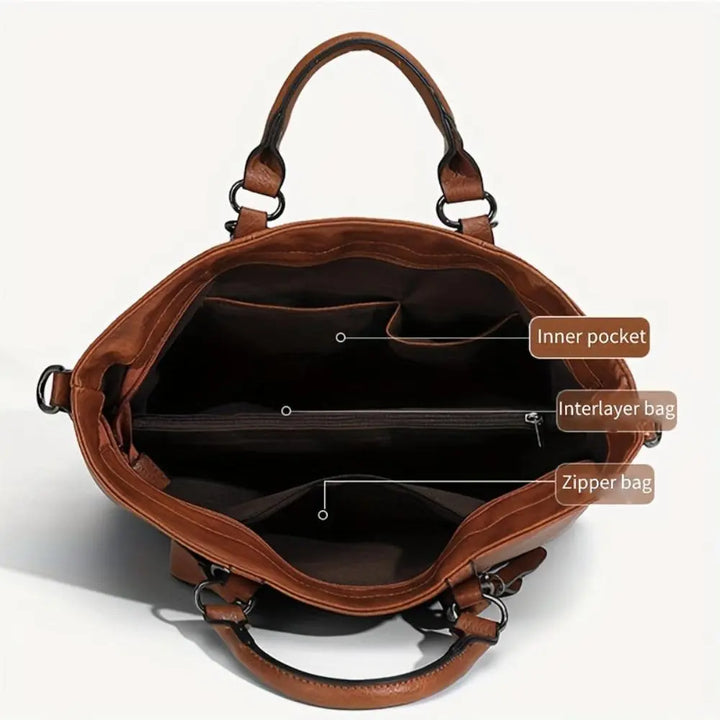 Charlotte | Sac à épaule en cuir ultra-confortable