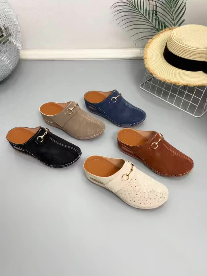 Sienna | Talon Wedge Mules