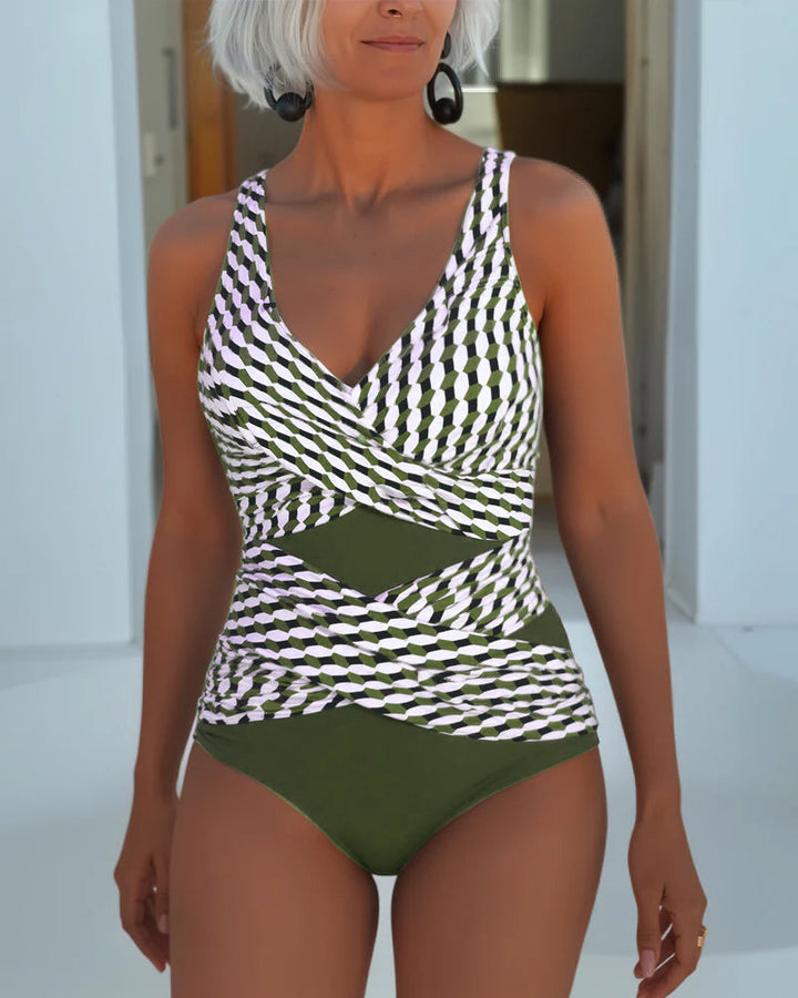 Ashley | Maillot de bain avec design croisé pour tenue décontractée de vacances