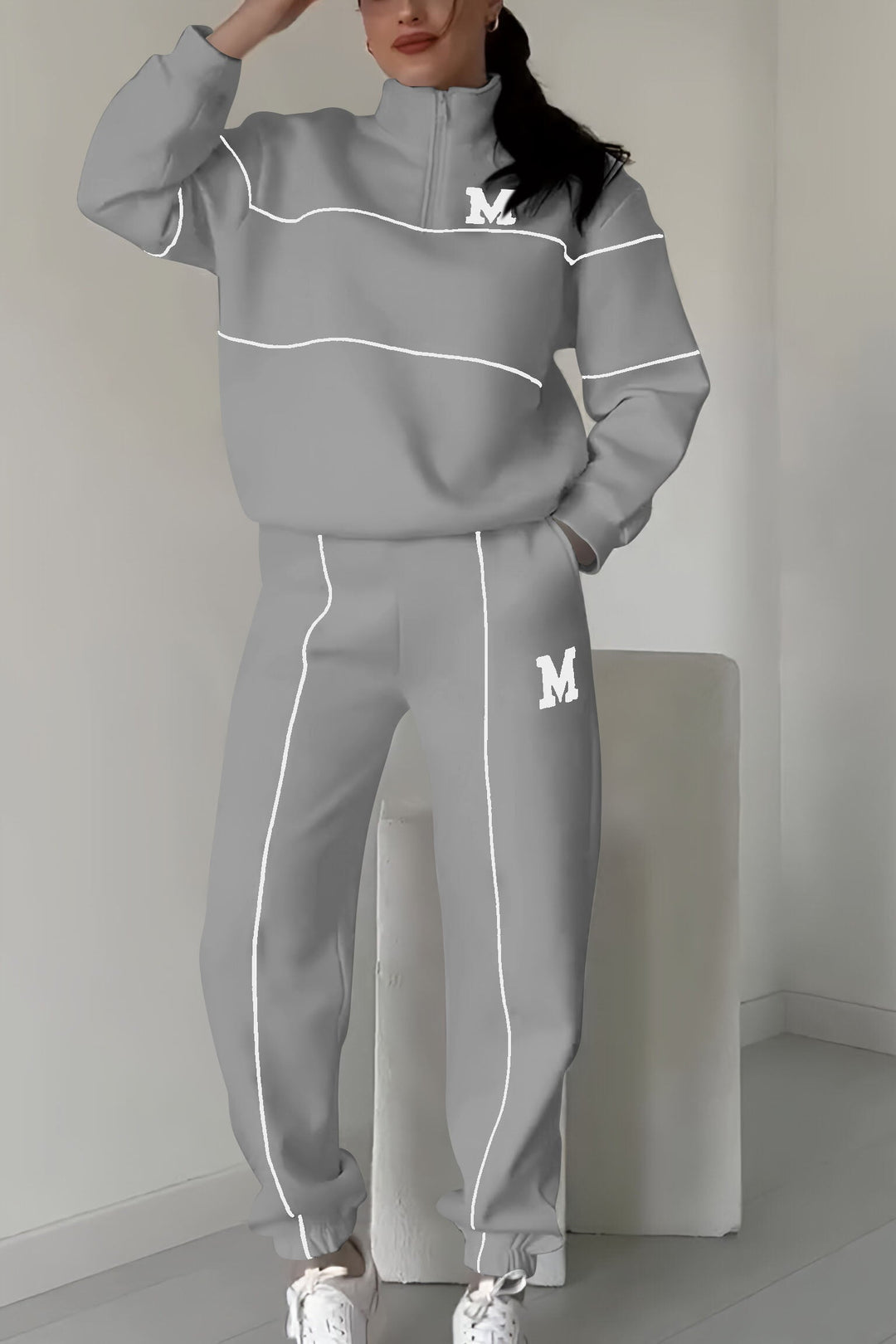 Thalynnae | Ensemble confortable pull et pantalon