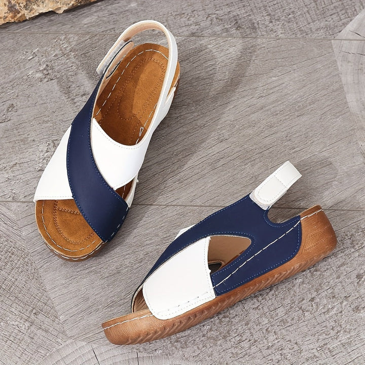 Sandales à talon orthopédique en mousse à mémoire de confort