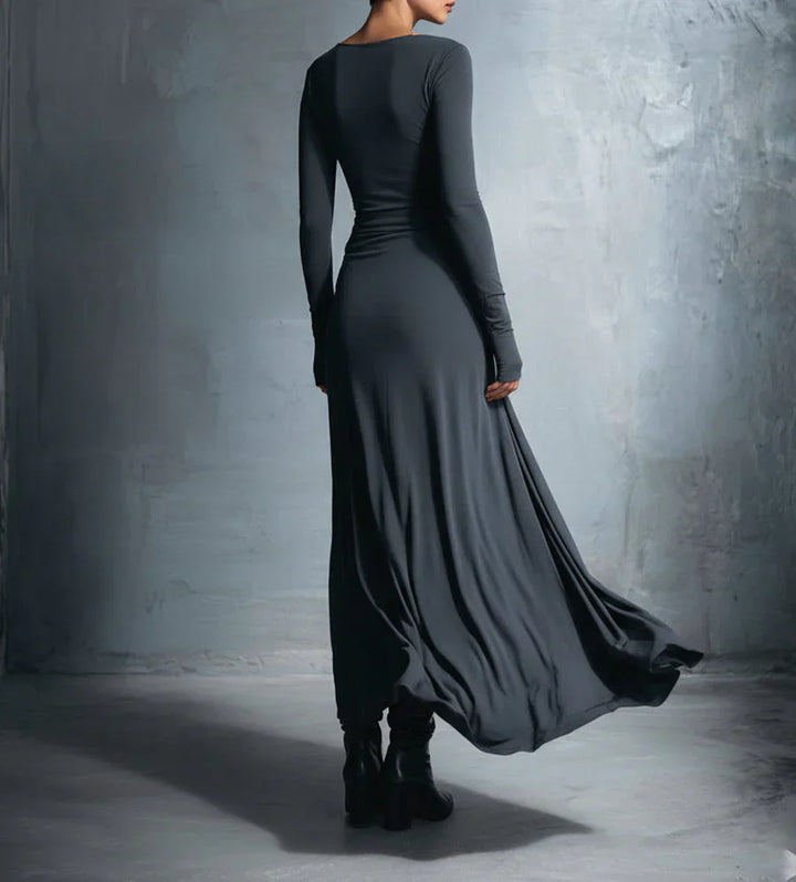 Naiara ❘ Robe longue à nœud latéral