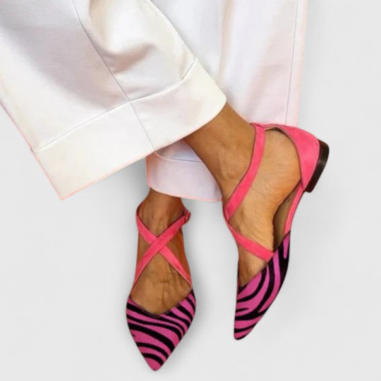 Khreysa | Élégante Ballerine à Sangles