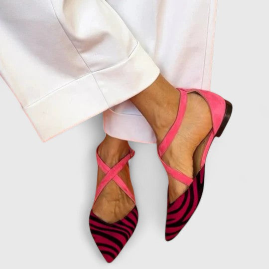 Khreysa | Élégante Ballerine à Sangles