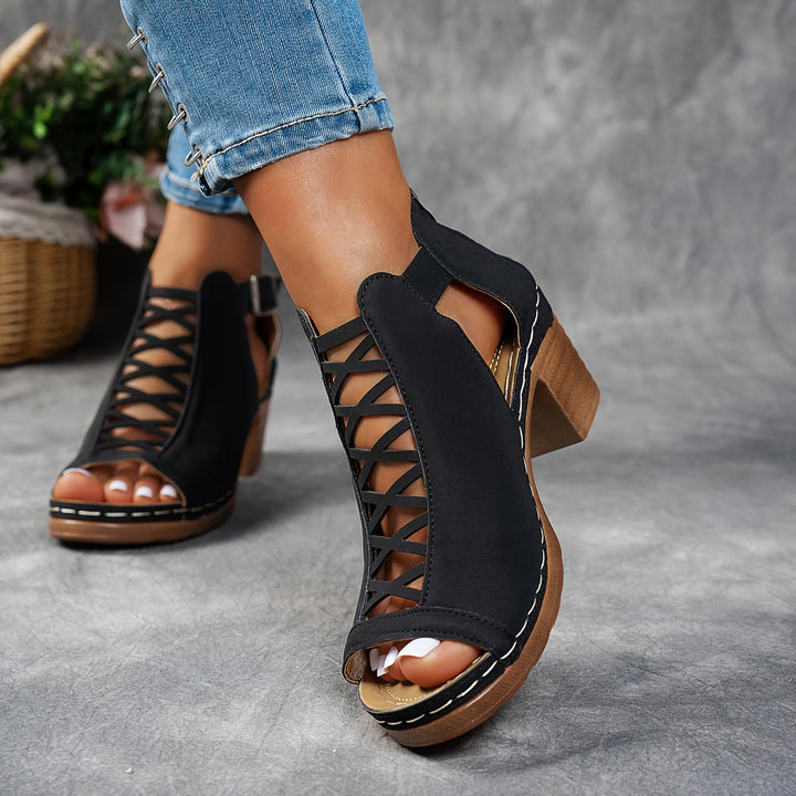Nessa | Sandales à Talons en Maille