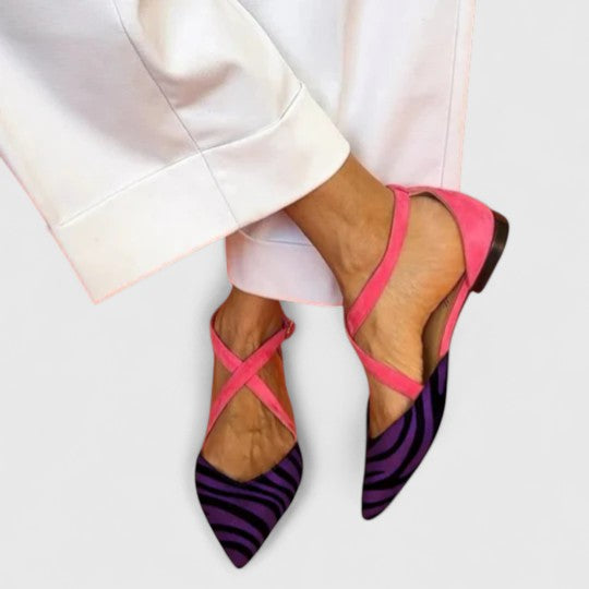 Khreysa | Élégante Ballerine à Sangles