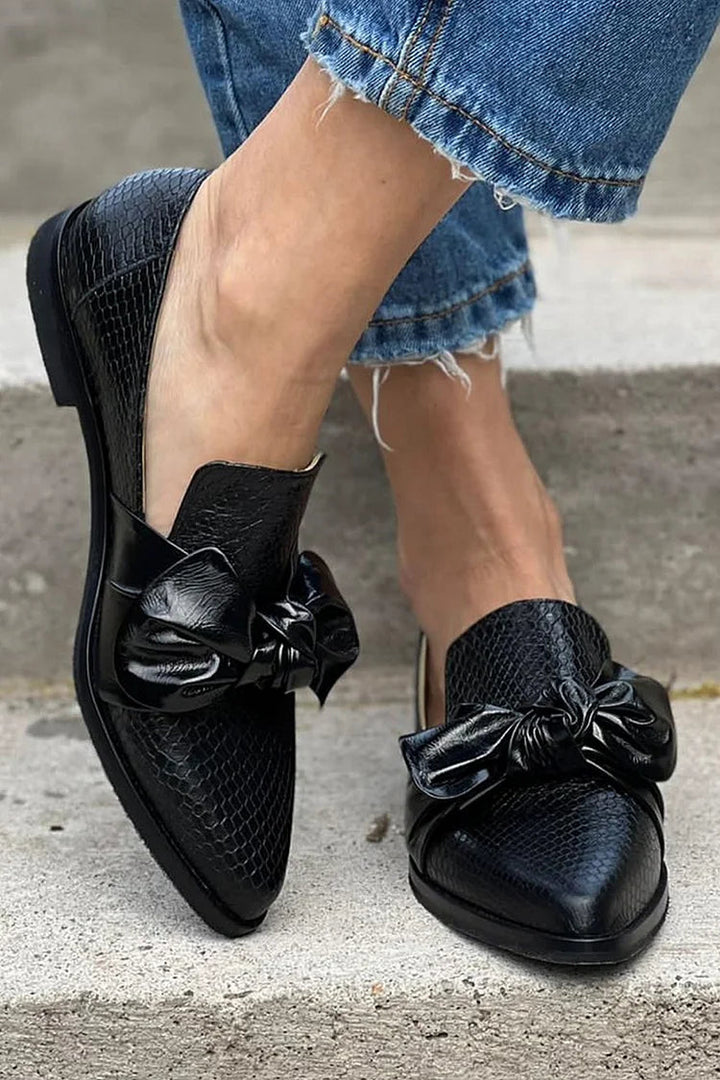 Amit™ | Mocassins Luxe avec Accent Nœud