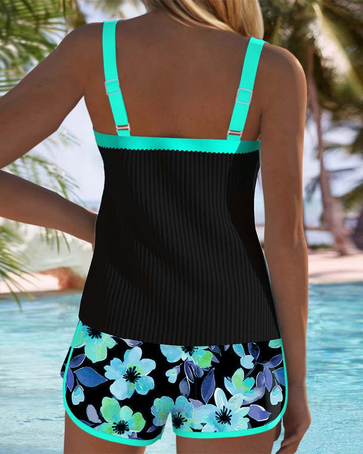 Laluna® | Élégant Ensemble Tankini Deux Pièces