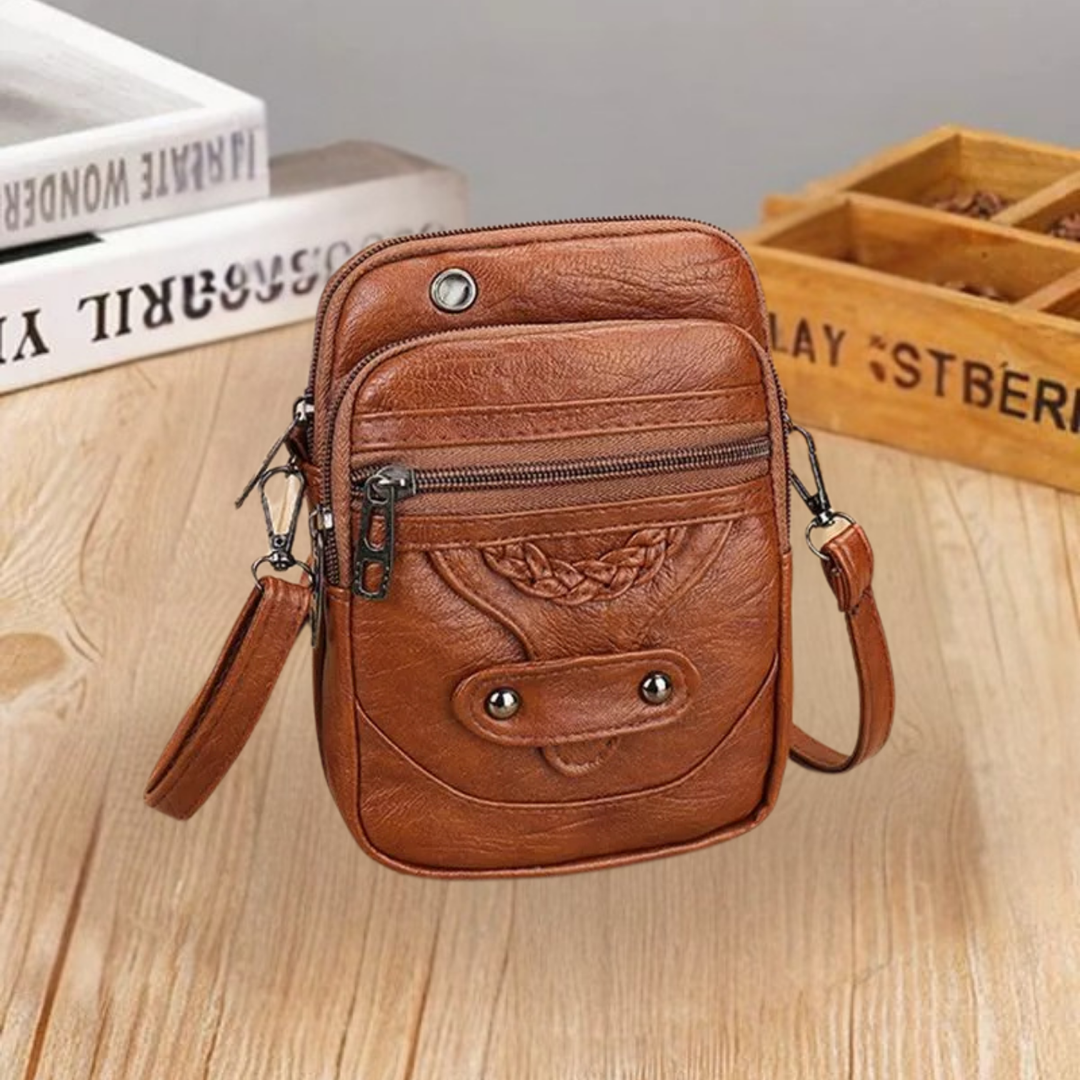 Vellana | Élégant et durable — Sac à bandoulière en cuir vintage