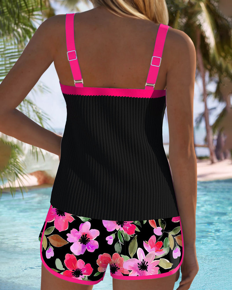 Laluna® | Élégant Ensemble Tankini Deux Pièces