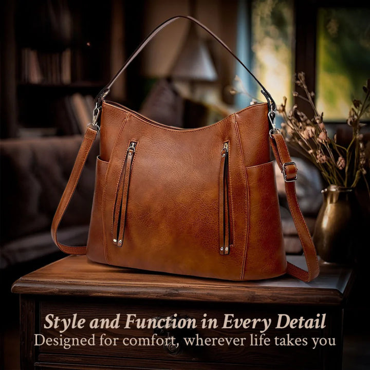 Blanche | Sac Élégant en Cuir - Toujours Confortable