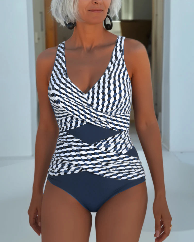 Ashley | Maillot de bain avec design croisé pour tenue décontractée de vacances