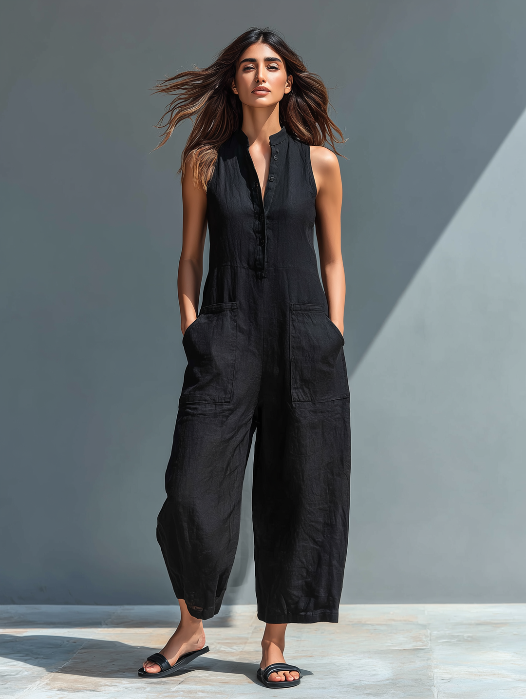 Céline™ | Combinaison élégante sans manches