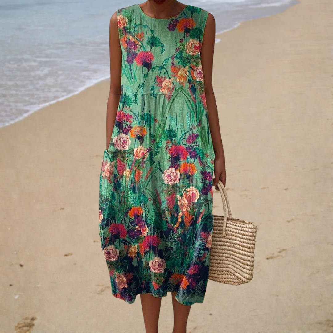 Florence | Midi Floral Dress