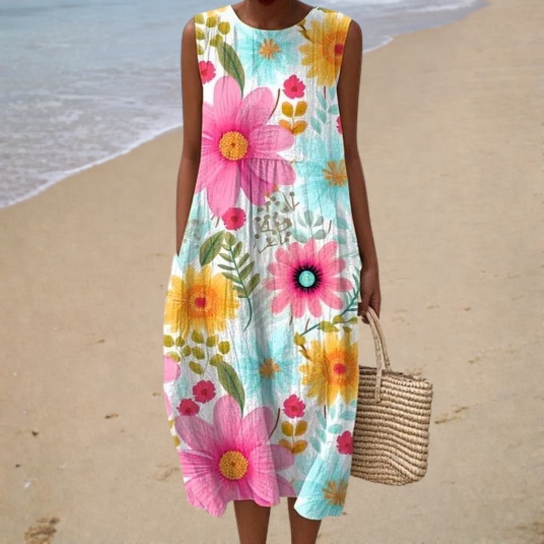 Adélaïde | Fleurie Midi Dress