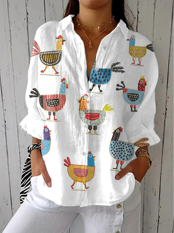 Fiona | Blouse de Jardin de Printemps