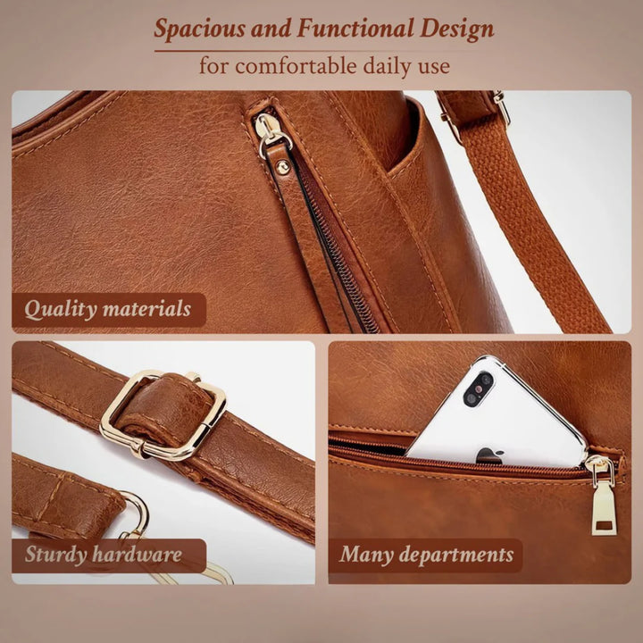 Blanche | Sac Élégant en Cuir - Toujours Confortable