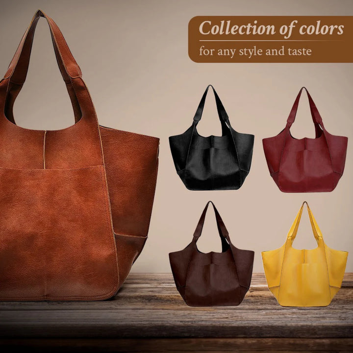 Laura | Sac en cuir spacieux - Tout ce dont vous avez besoin, sans le superflu