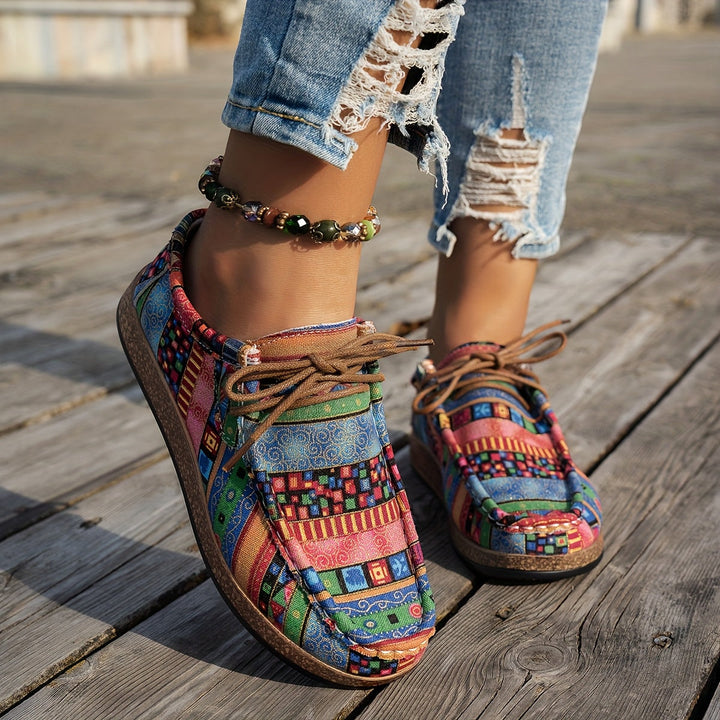 Cailyn | Chaussures Colorées Rétro pour Femmes
