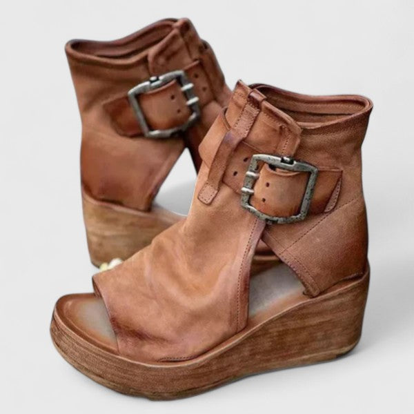 Jess | Sandales Orthopédiques à Talon Élevé