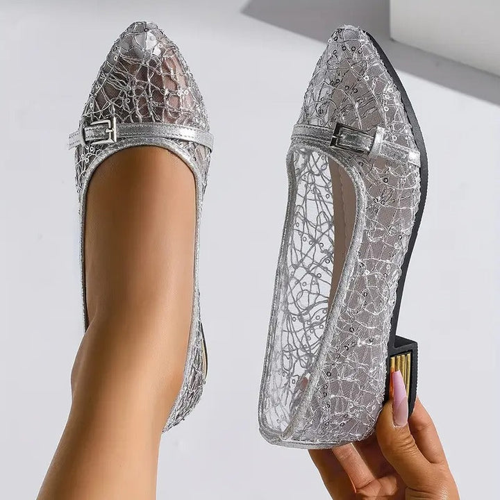 Lacivelle | Mocassins en dentelle aérée pour tous les jours
