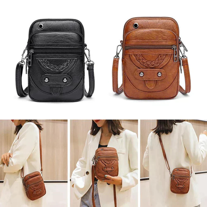 Vellana | Élégant et durable — Sac à bandoulière en cuir vintage