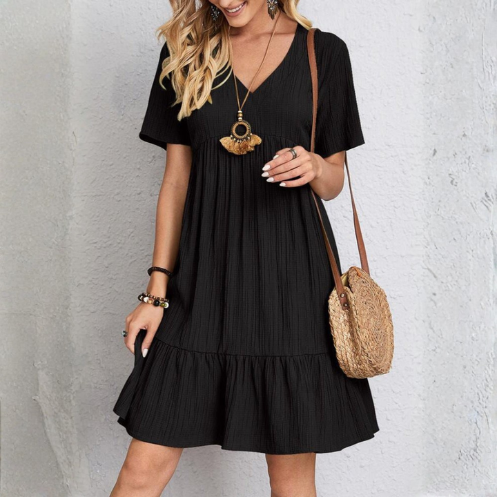 Louise | Robe élégante flatteuse pour le ventre