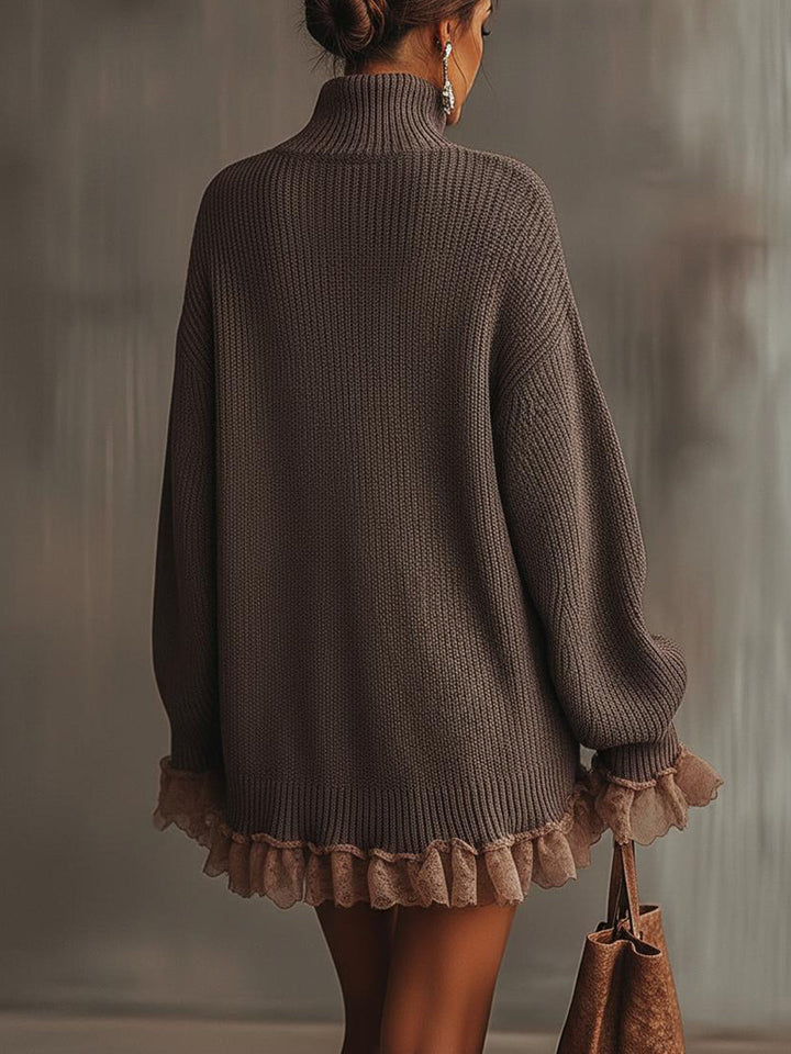 Valerie | Robe en maille à volants