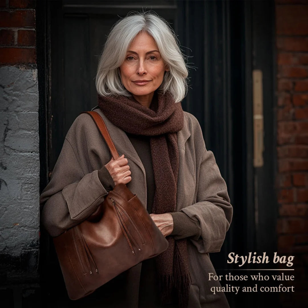 Blanche | Sac Élégant en Cuir - Toujours Confortable
