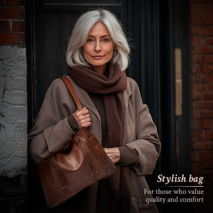Blanche | Sac Élégant en Cuir - Toujours Confortable