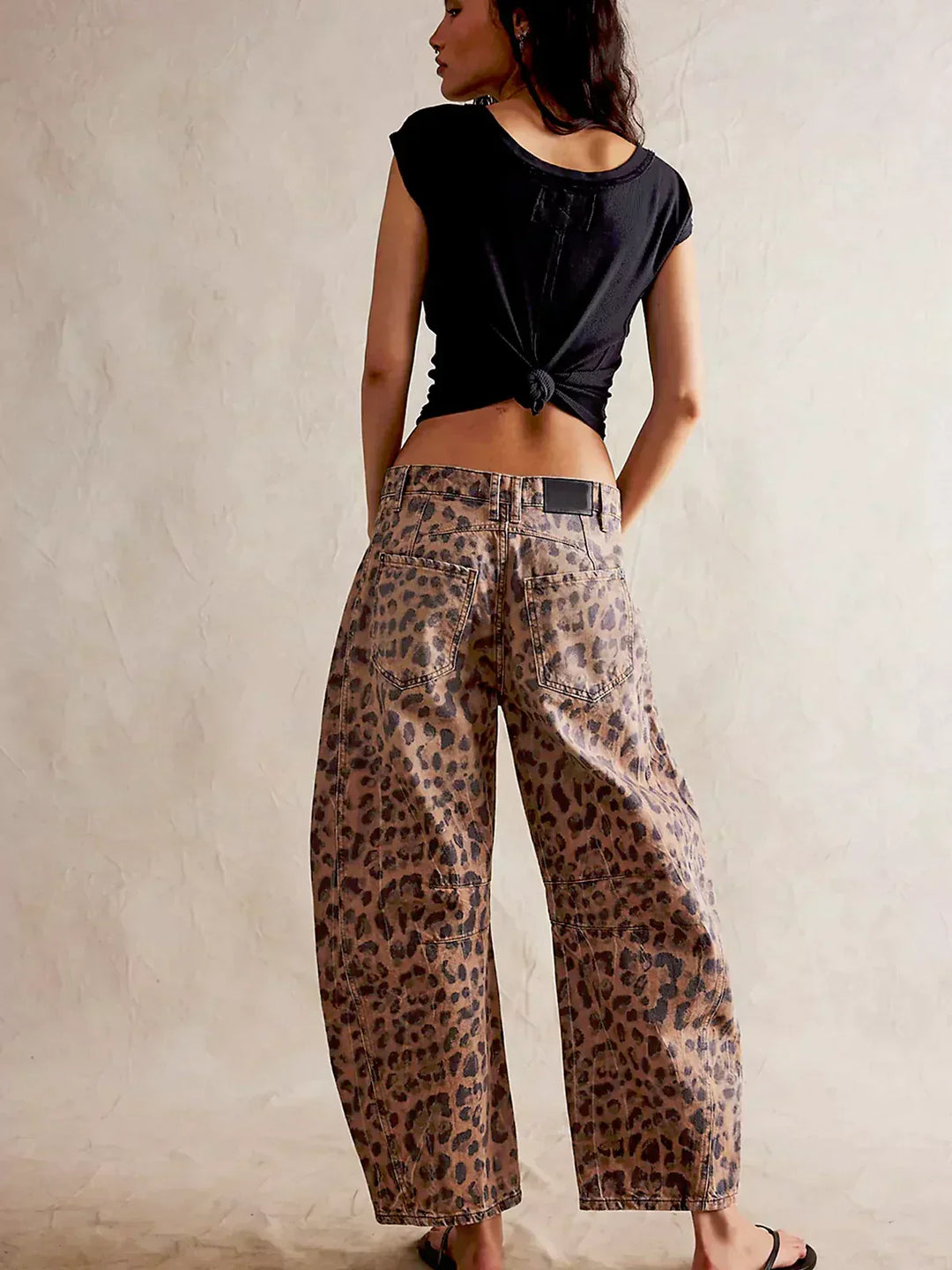 Isla – Pantalon Léopard Sans Effort