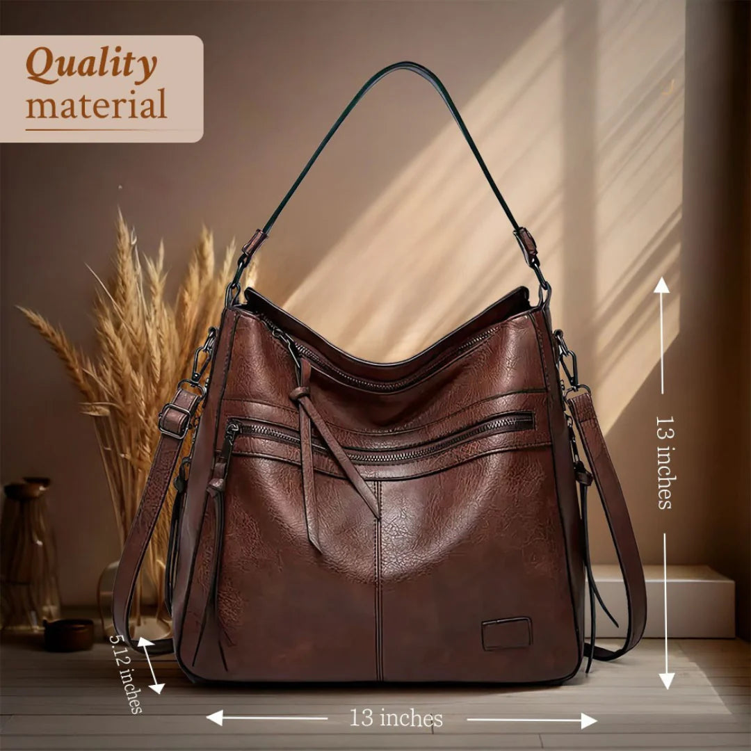 Magda | Sac en cuir léger et spacieux pour un usage quotidien