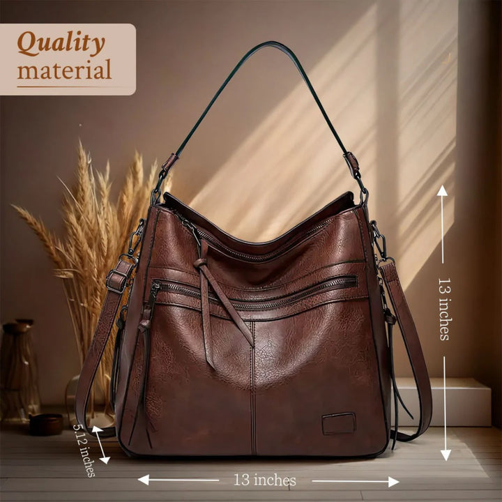 Magda | Sac en cuir léger et spacieux pour un usage quotidien