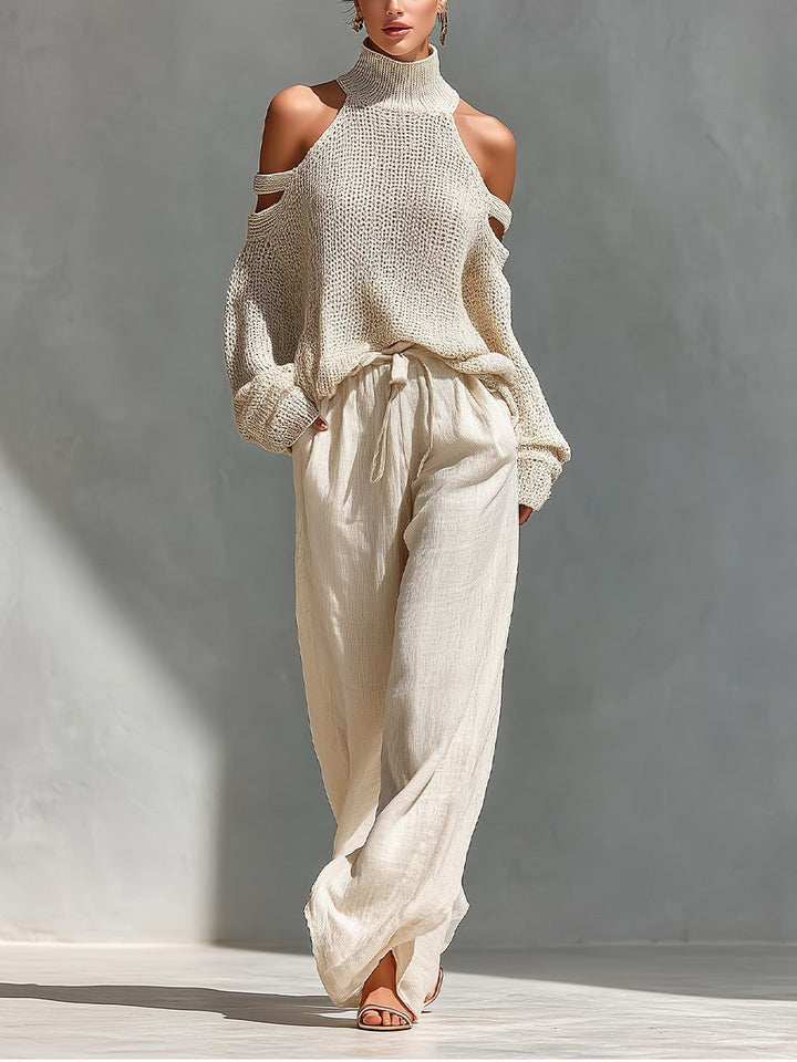 Elira | Pantalon fluide taille ajustable coupe ample