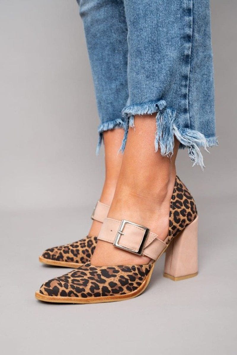 Emma™ | Talons Blocs Imprimé Léopard Audacieux