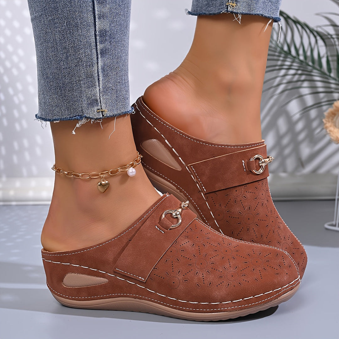 Sienna | Talon Wedge Mules